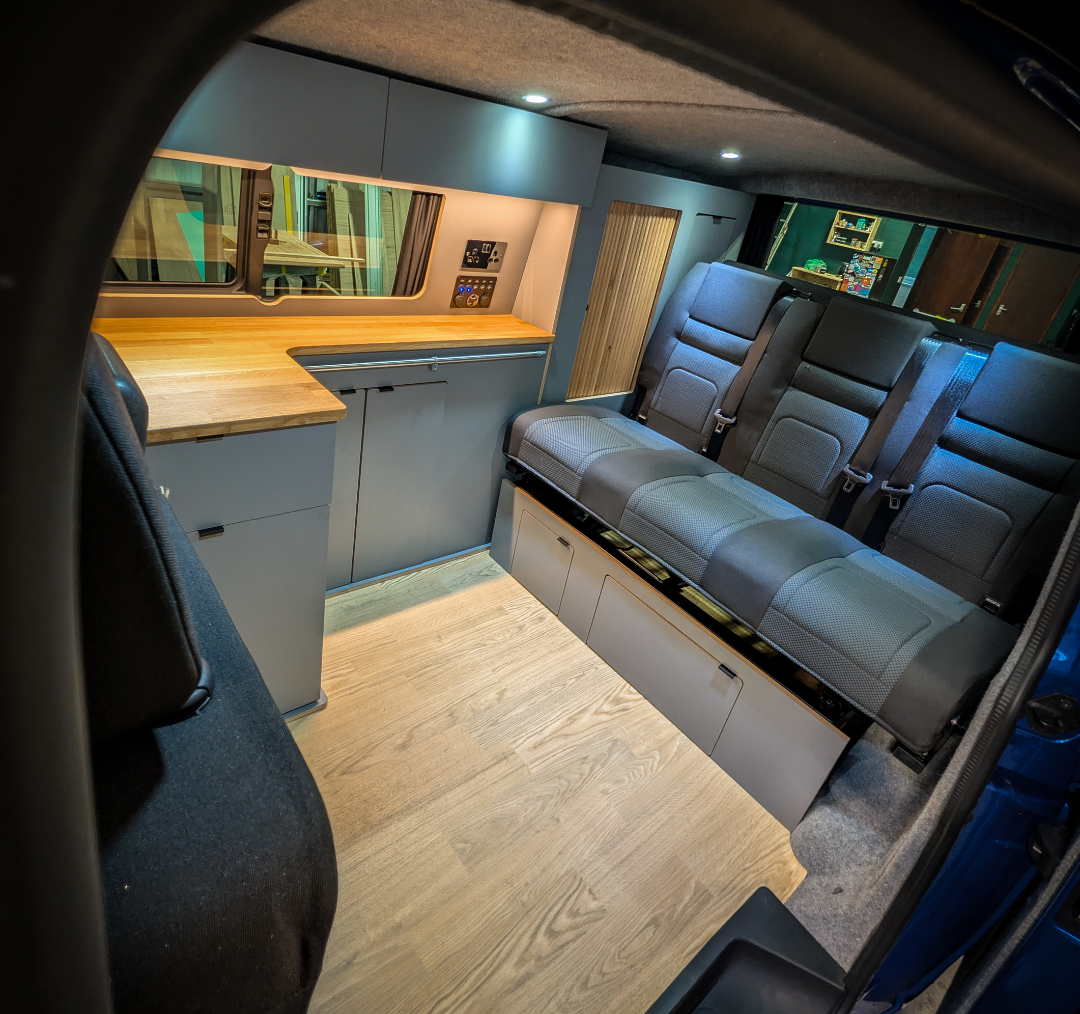 Ford Transit Slimline 130 Campervan Kitchen interior